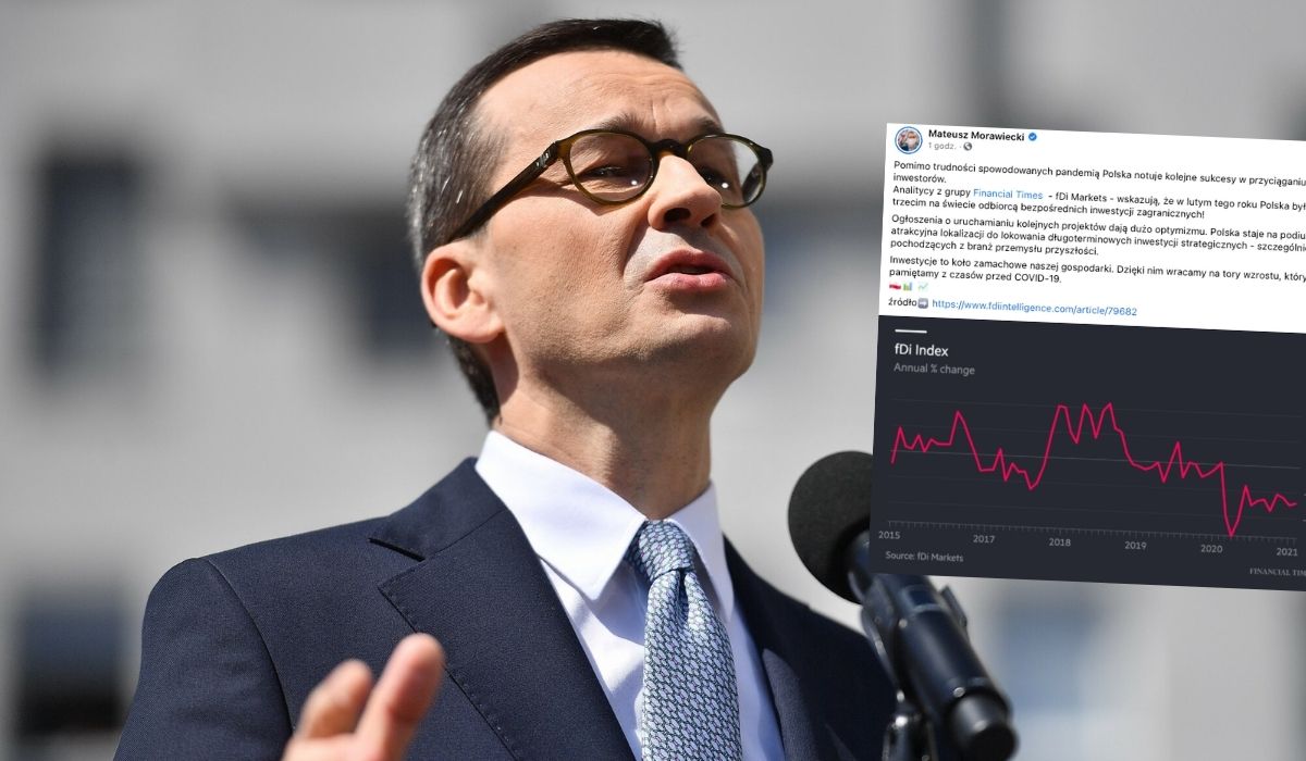 Premier wskazuje, że może i jest ciężko, bo pandemia, ale Polska przyciąga inwestorów