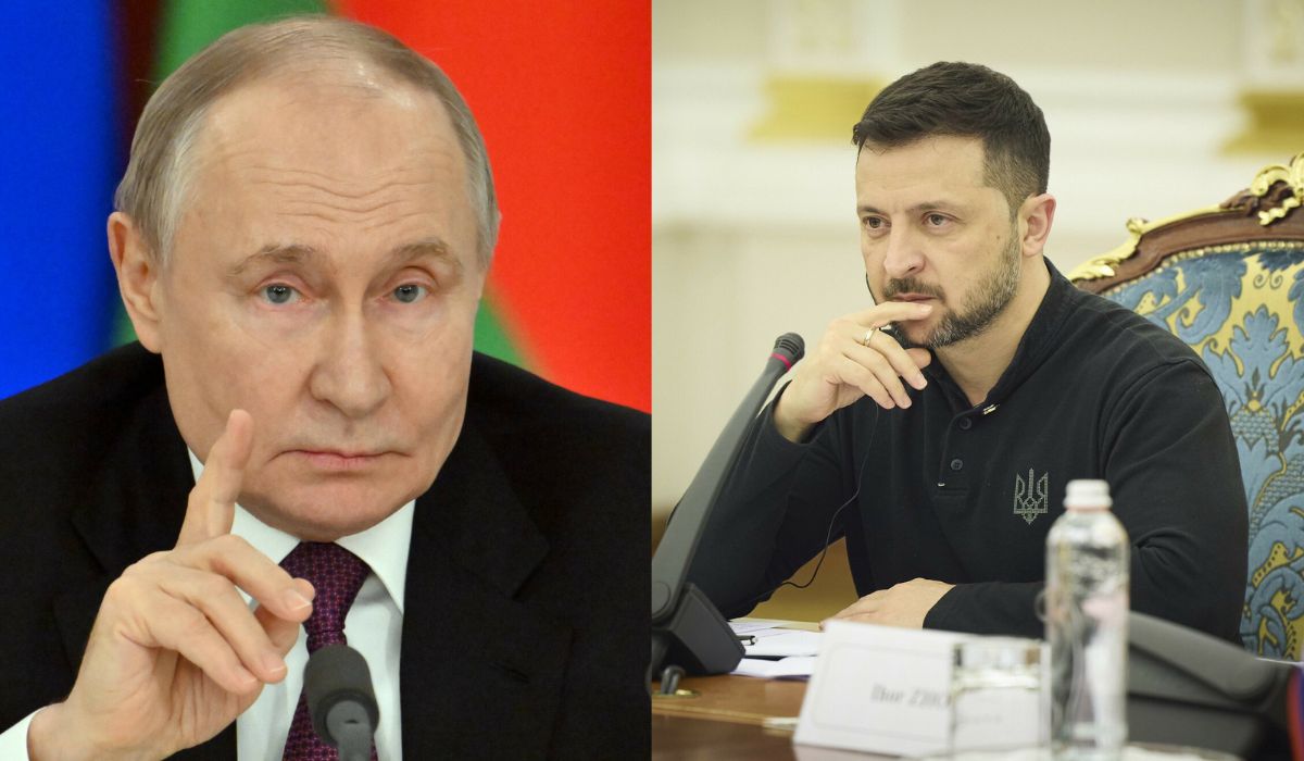 Putin zaczął sapać, że może i spotka się z Zełenskim, ale ma listę warunków