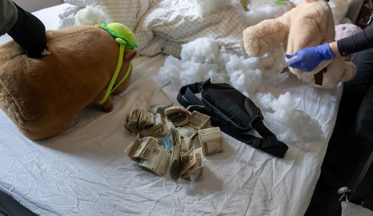 Funkcjonariusze KAS musieli wybebeszyć pluszaki, żeby sprawdzić, czy nie ma w nich pieniędzy i były