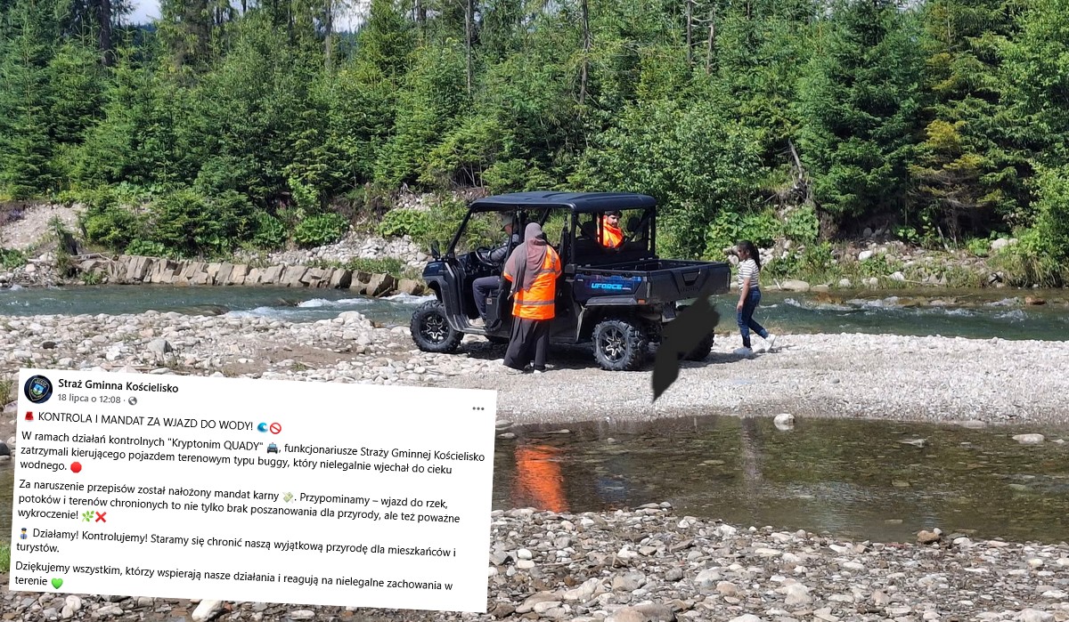 Kościelisko: zatrzymano gagatka, który woził turystów quadem po terenie chronionym