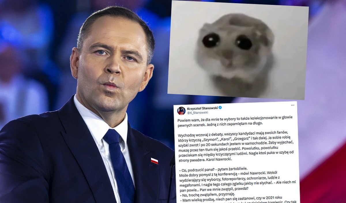 Stanowski opisał, jak Nawrocki przekonał go do siebie ponownie swoimi smutnymi, szczerymi oczami