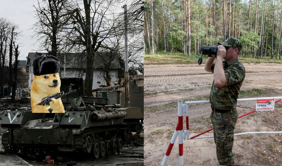 Straż Graniczna zatrzymała rosyjskiego dezertera, który uciekł prosto z frontu