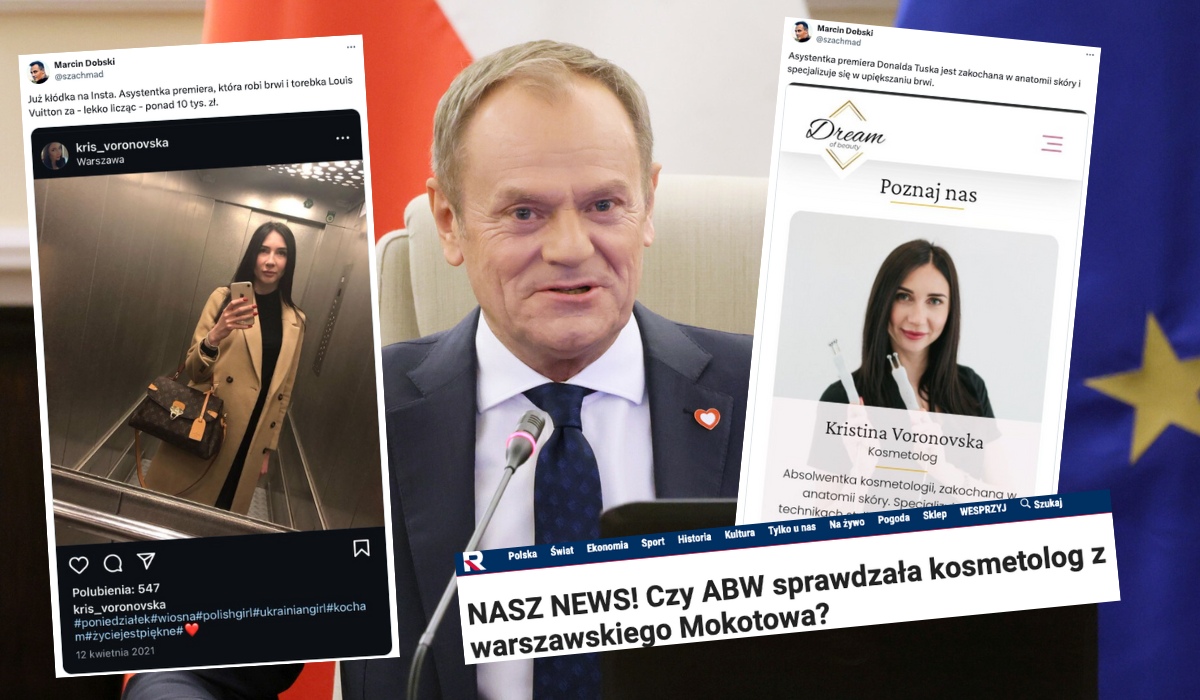 Kancelaria Premiera tłumaczy, skąd wzięła się kosmetolożka-asystentka Tuska
