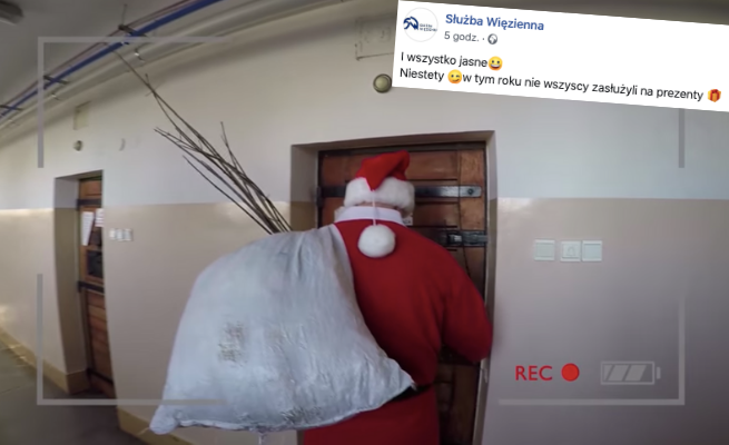 Służba Więzienna robi sobie żarty z osadzonych i rozdaje rózgi