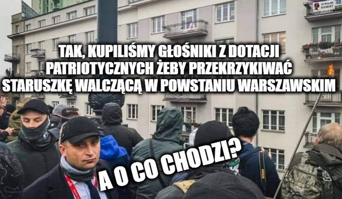 Sprzęt, z którego narodowcy przekrzykiwali manifestację, prawdopodobnie został zakupiony z dotacji z Funduszu Patriotycznego