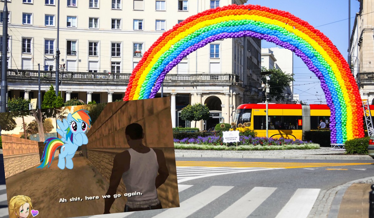 Siedmiokrotnie podpalana tęcza może wrócić na Plac Zbawiciela, mieszkańcy niebawem zdecydują