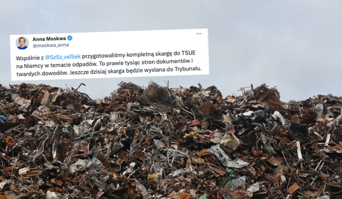 Polska poskarżyła się do trybunału na Niemcy, bo całe góry śmieci trafiły do nas nielegalnie i tak sobie leżą