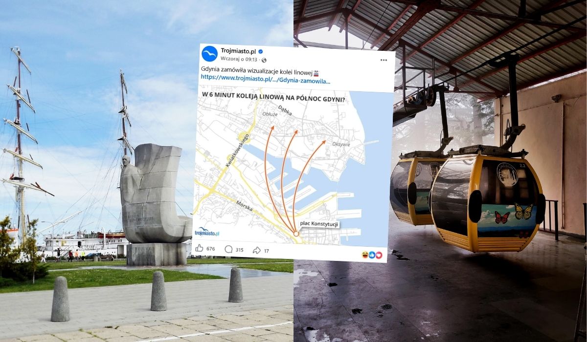Gdyni marzy się kolej linowa, miasto zamówiło wizualizację