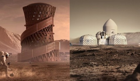 NASA przedstawia trzy najlepsze projekty kolonii na Marsie