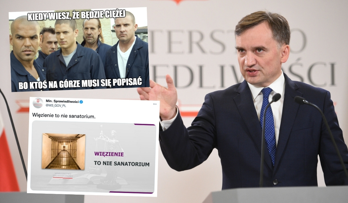 Minister Ziobro walczy o uwagę: zapowiada, że więźniowie będą traktowani gorzej i że czas na "nowoczesne więziennictwo"