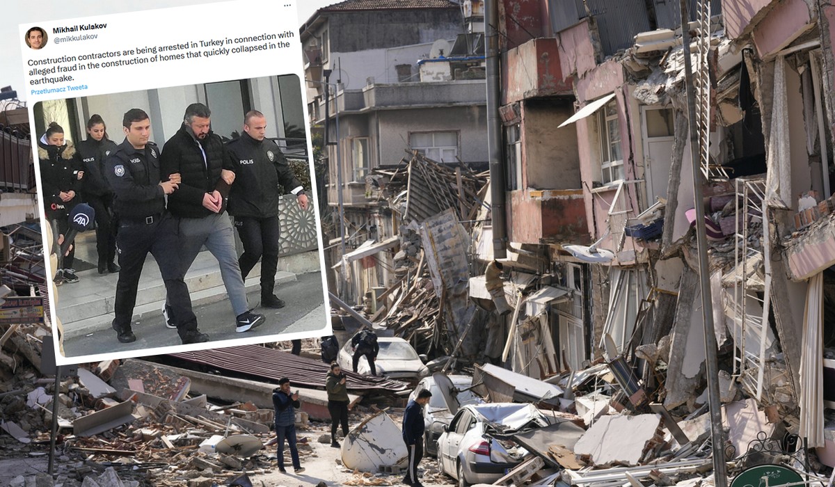 Turcja: rząd aresztuje budowniczych domów, które zawaliły się w trakcie trzęsienia ziemi