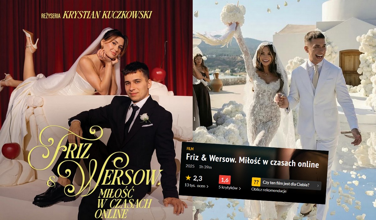 Film o ślubie Wersow i Friza dostał aż 9 nominacji do antynagród dla najgorszych dokonań w polskim kinie