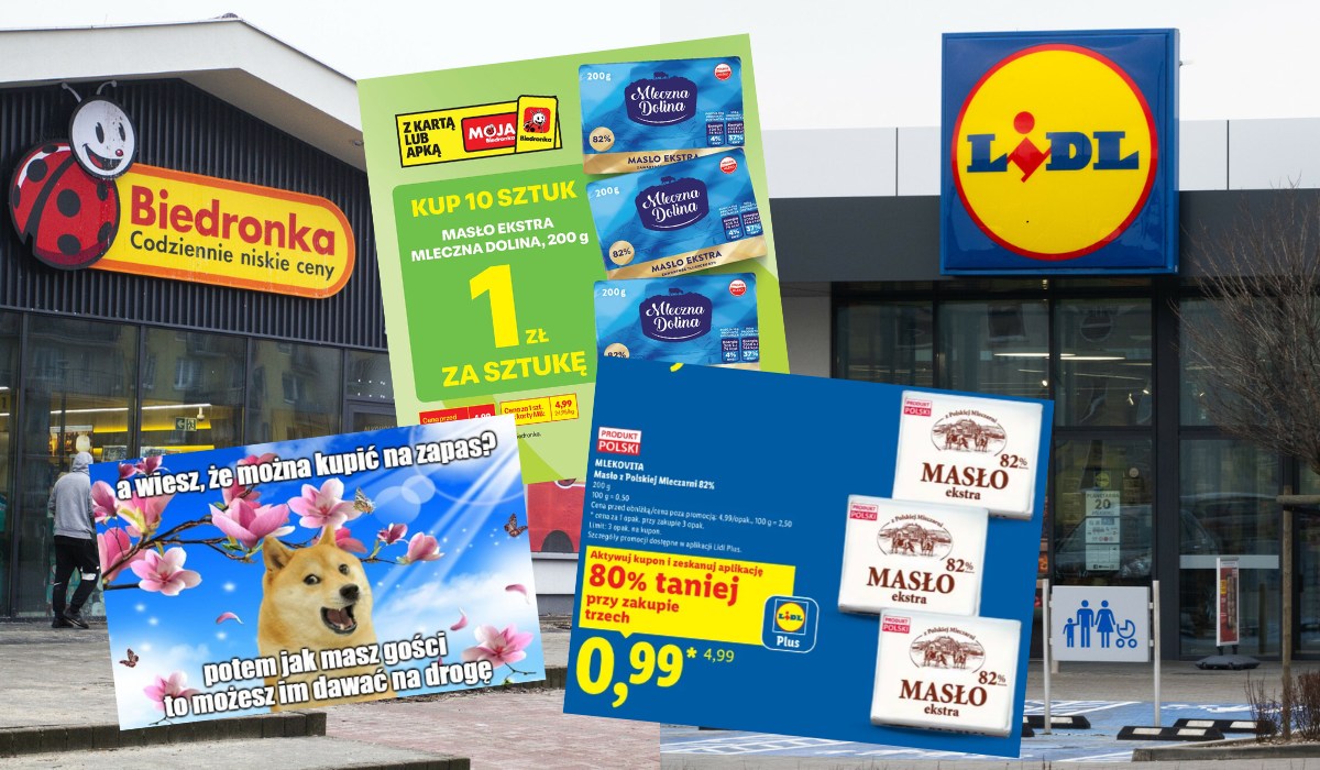 Dyskonty rozpoczęły Wielką Wojnę o Masło, cena za kostkę nawet 99 groszy