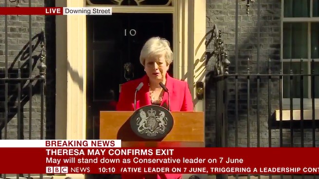 Theresa May podała się do dymisji. "Starałam się"