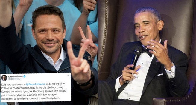 Rafał Trzaskowski: rozmawiałem z Obamą o demokracji w Polsce