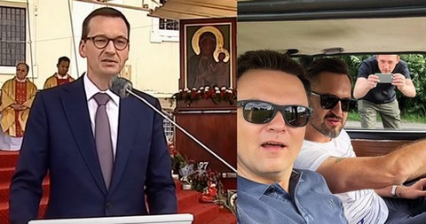 Hołownia o Morawieckim: "Do kościoła może przyjść każdy. Prostytutka, dziennikarz, prezydent"