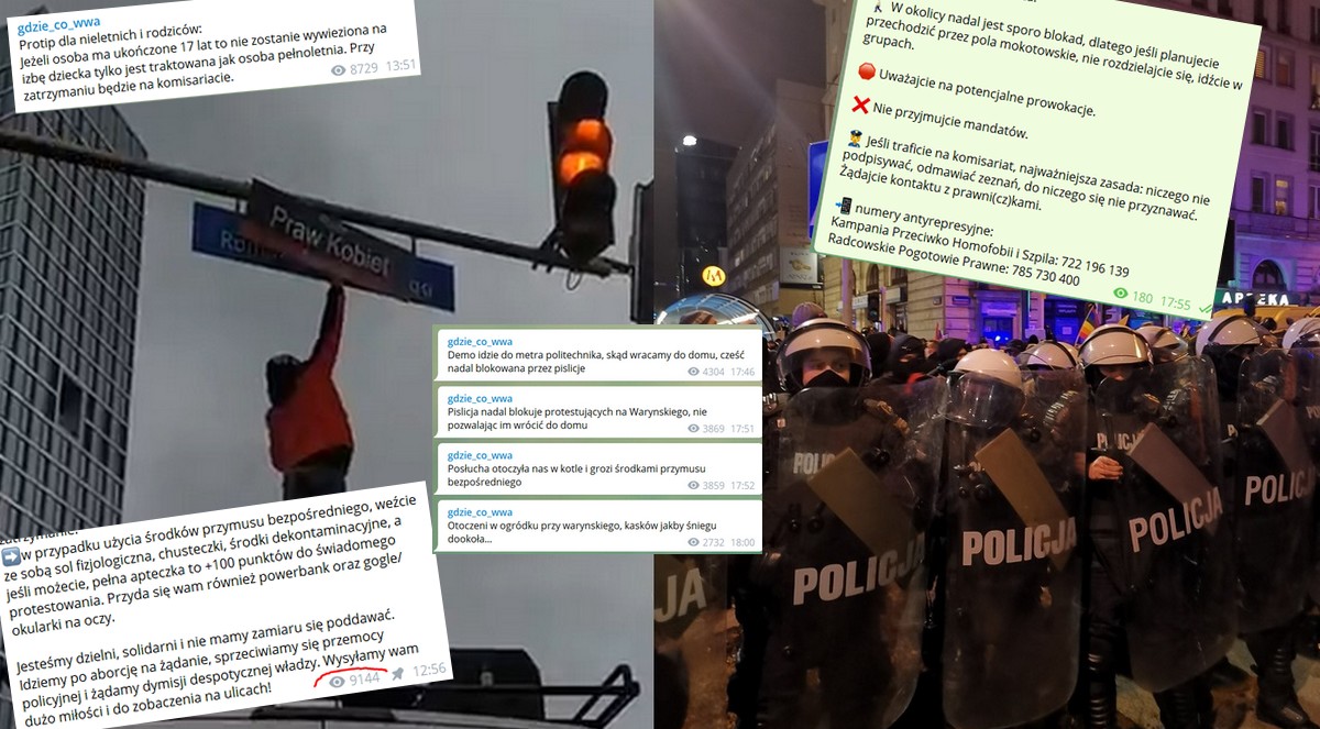 Strajk kobiet odrobił lekcje: sprawniejsza komunikacja, koordynacja i instrukcje