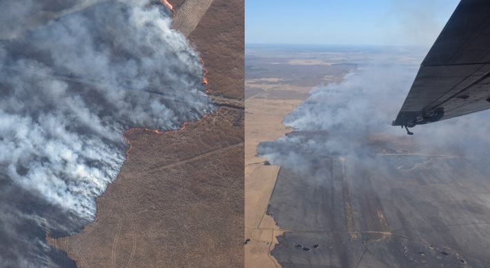 Lotnicze zdjęcia z pożaru Biebrzańskiego Parku Narodowego pokazują rozmiar zniszczeń