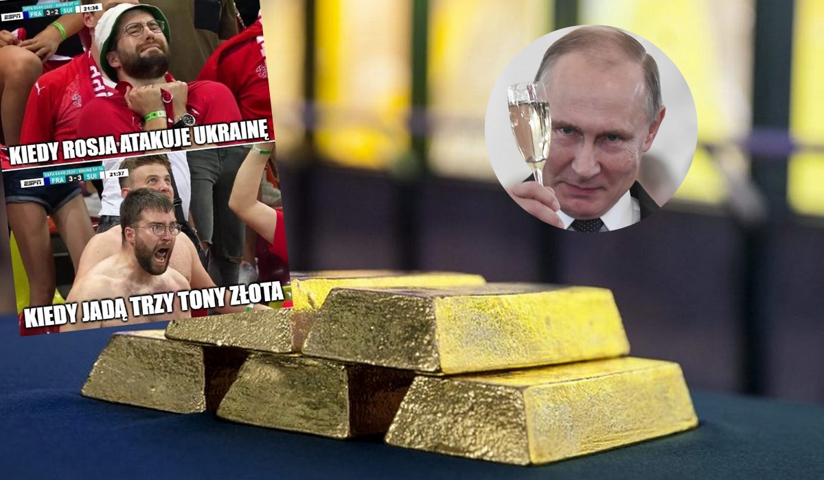 Szwajcaria przytuliła trzy tony rosyjskiego złota pomimo wojny i wcześniejszej postawy