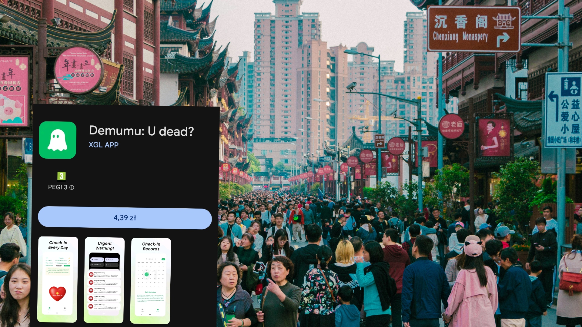 Chiny: aplikacja do dawania znaku życia stała się popularna wśród milionów mieszkających samotnie osób