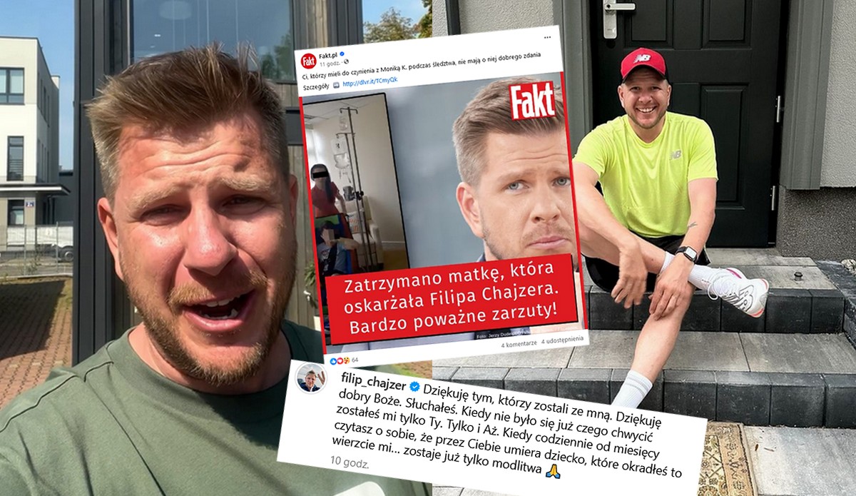 Zatrzymano mamę dziecka, która oskarżała fundację Filipa Chajzera o niewypłacanie pieniędzy ze zbiórki
