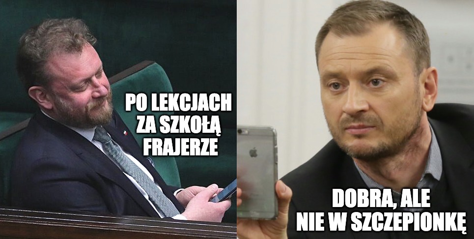 Szumowski wyjaśnia Nitrasa: dałbym mu w pysk, ale szkoda na niego czasu