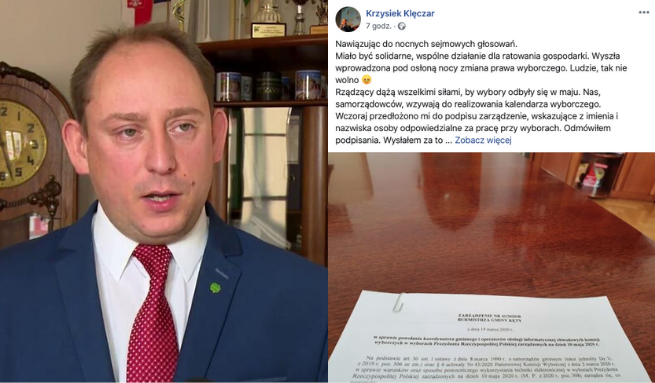 Kęty: pierwszy w Polsce zbuntowany burmistrz odmawia przeprowadzenia wyborów