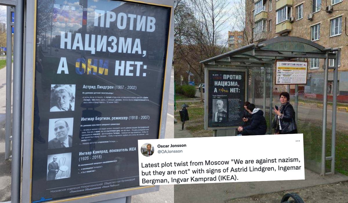 W Moskwie ruszyła kampania mająca przekonać Rosjan, że Szwedzi to naziści