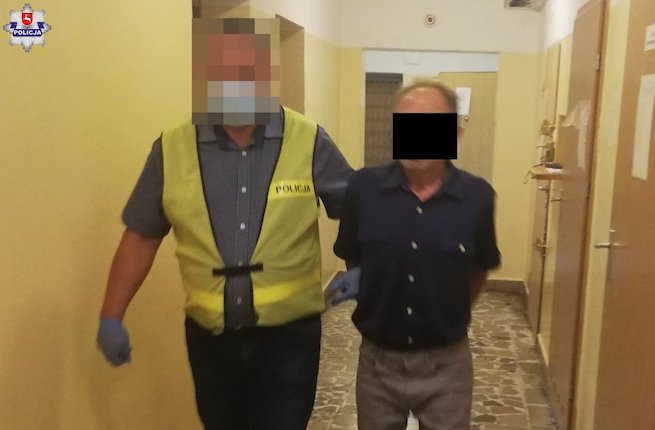 Lubelskie: kryminalny geniusz-włamywacz ukrył się przed policją, zawijając się w dywan