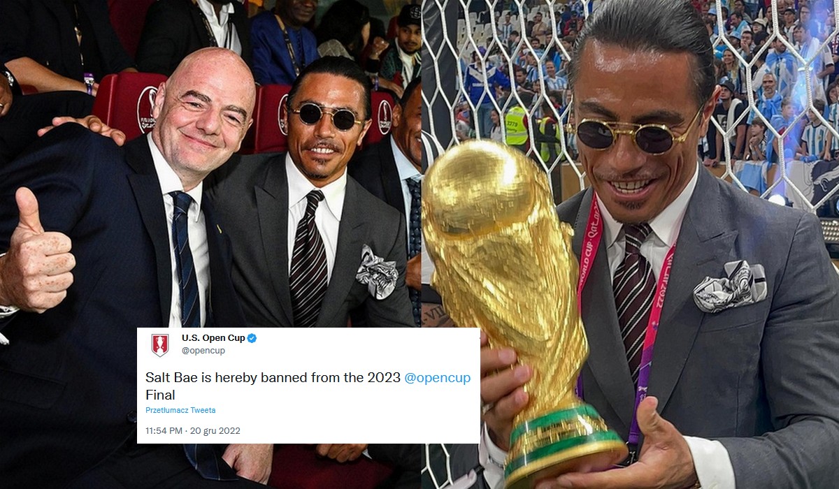 U.S. Open Cup ogłosiło, że nie chce u siebie Salt Bae, głównie za bycie nachalną fają