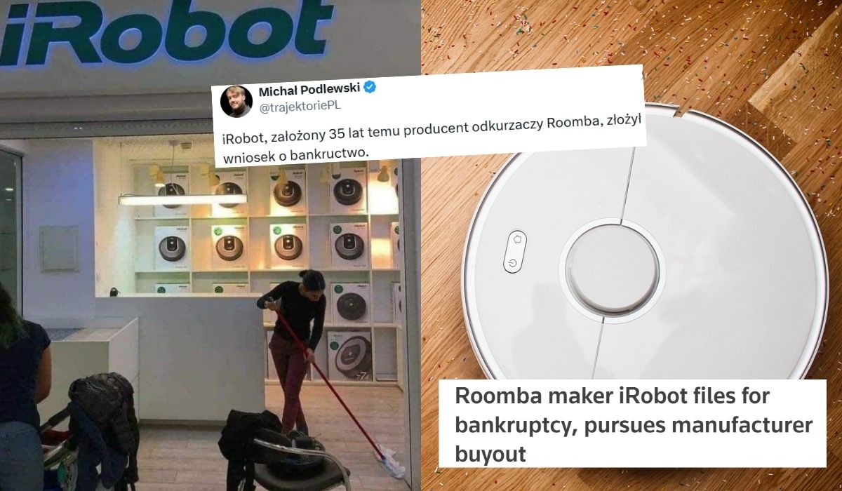 Producent Roomby tonie, złożono wniosek o upadłość, możliwe przejęcie firmy