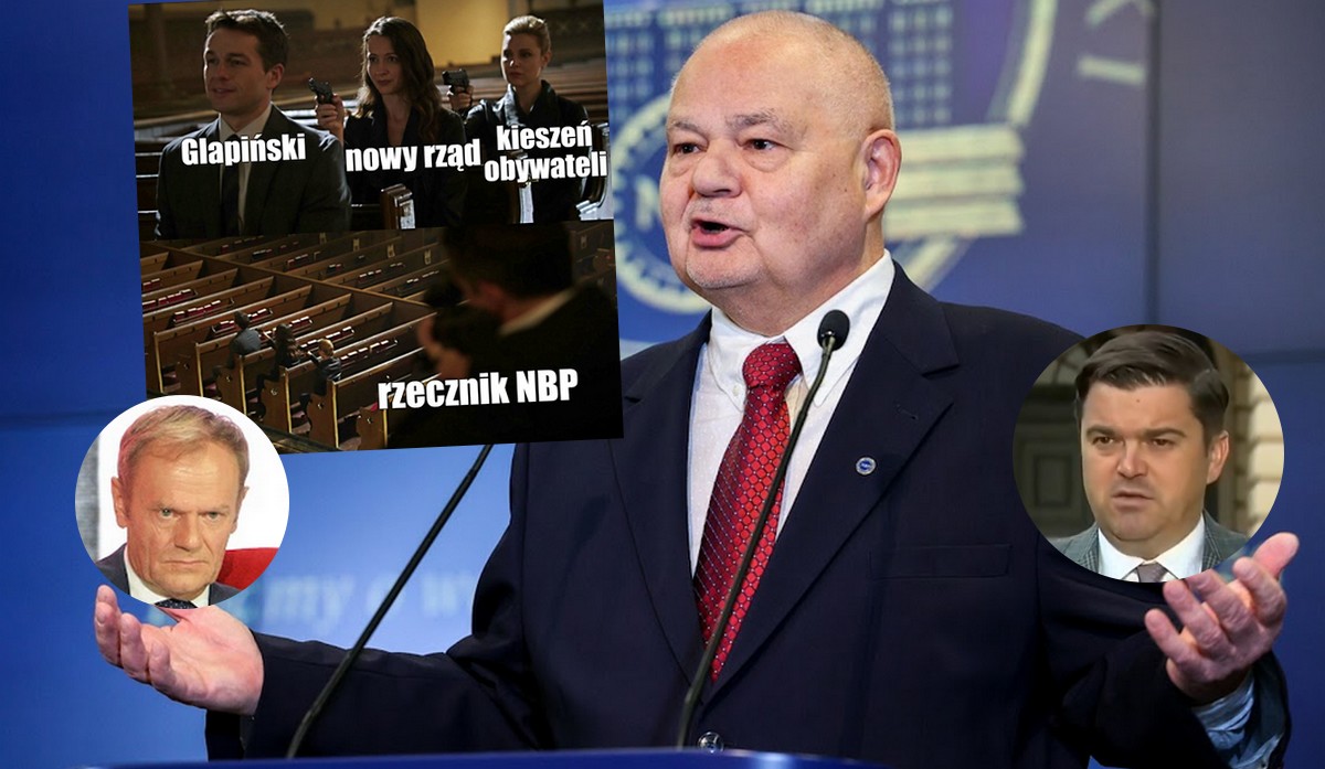 Rzecznik NBP straszy, że jak się oberwie prezesowi Glapińskiemu, to złotówce też