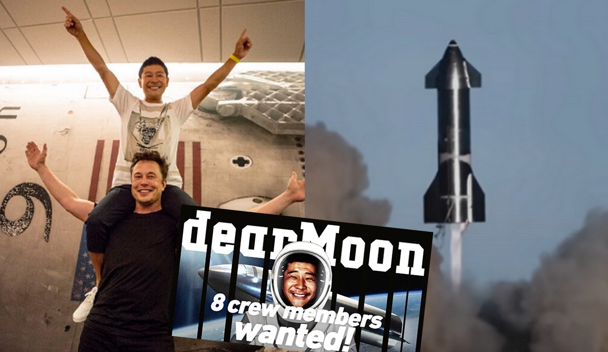 Japoński miliarder wykupił prywatny lot na księżyc i szuka ekipy, bo głupio tak samemu