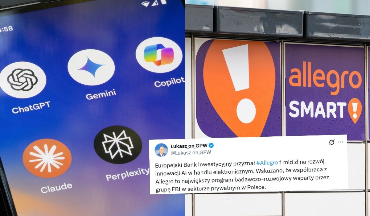 Allegro dostało 1 mld zł finansowania na wdrożenie AI i rozwój technologii