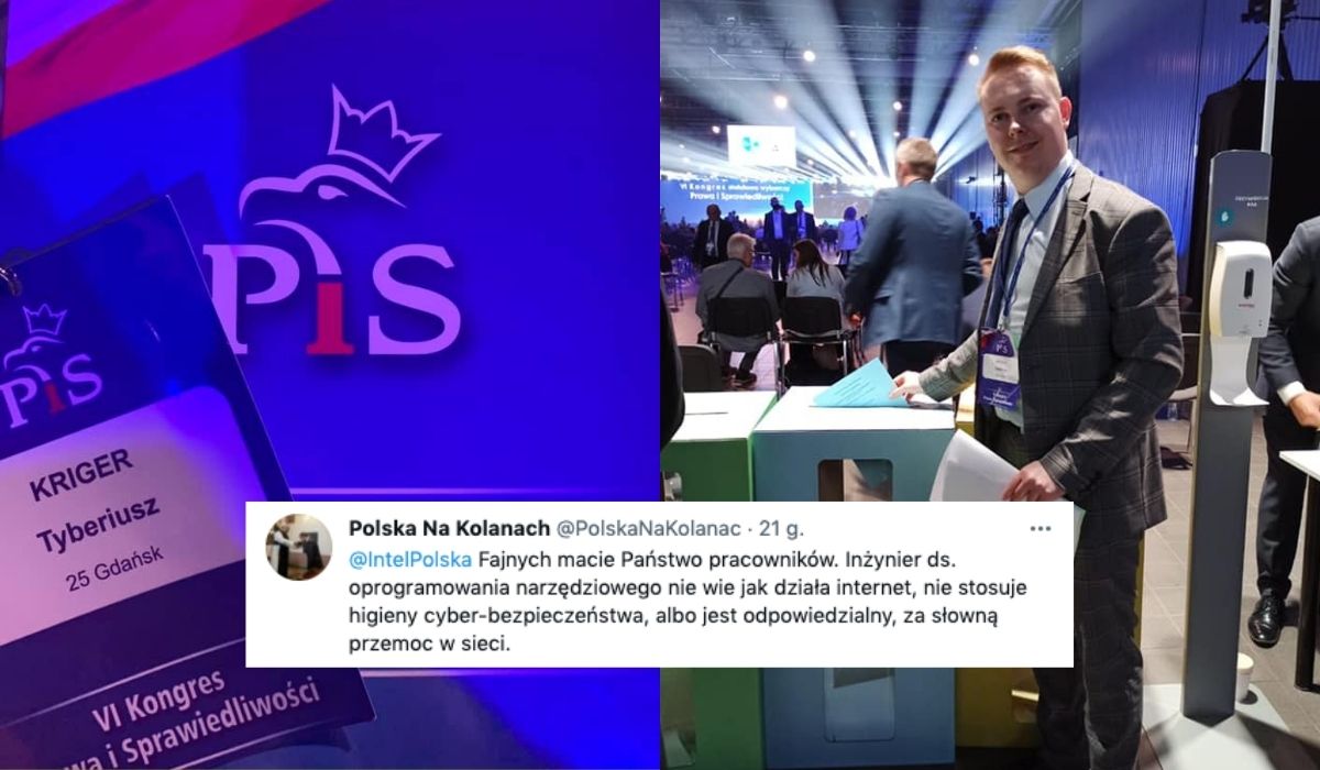 Kartuzy: szef lokalnego PiS, Tyberiusz Kriger, podejrzewany przez prokuraturę o świńskie i hejterskie wpisy z anonimowych kont