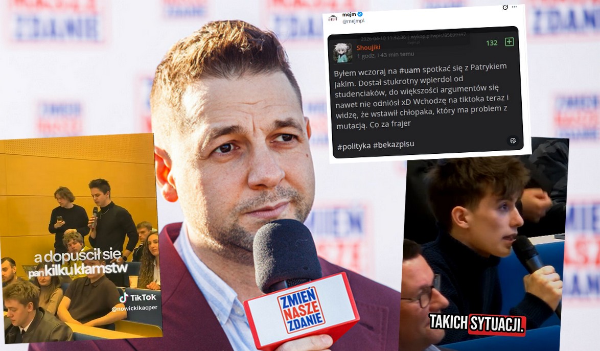 Patryk Jaki pojawił się na spotkaniu ze studentami i chyba nie poszło mu najlepiej