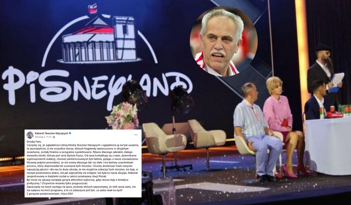 Polsat sam się ocenzurował i usunął śmieszki z rządu PiS w retransmisji kabaretu