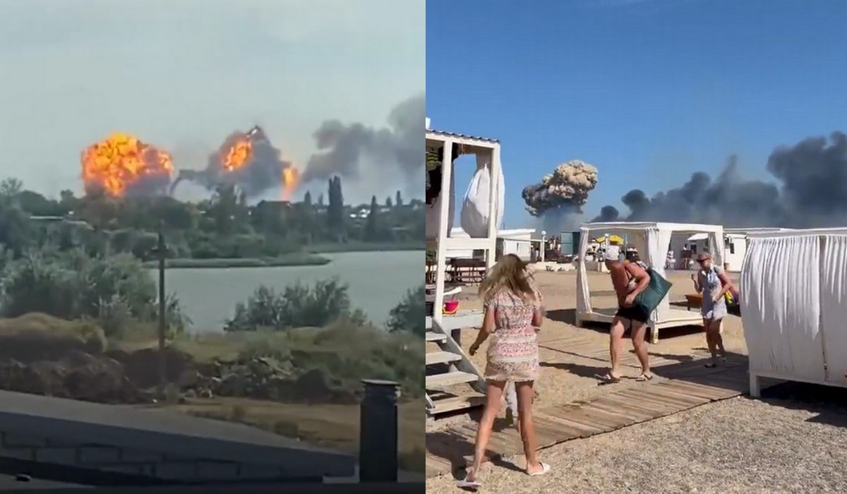 Ukraina mówi, że te wybuchy na Krymie to nie oni, może jacyś niezależni partyzanci, ale nie ukraińska armia