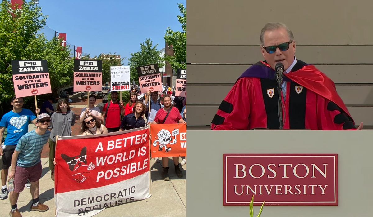 Szef Warner Bros. miał przemawiać do studentów, ale kazali mu się zamknąć i zacząć płacić twórcom