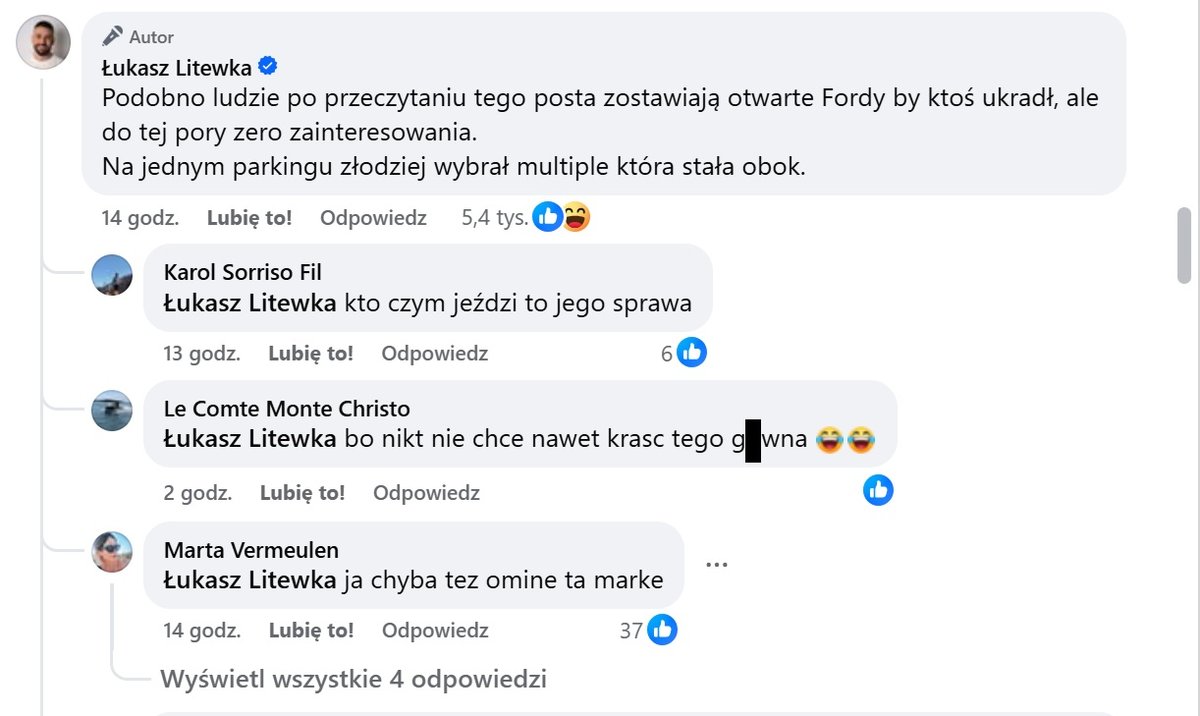 Fot.: Łukasz Litewka - Facebook