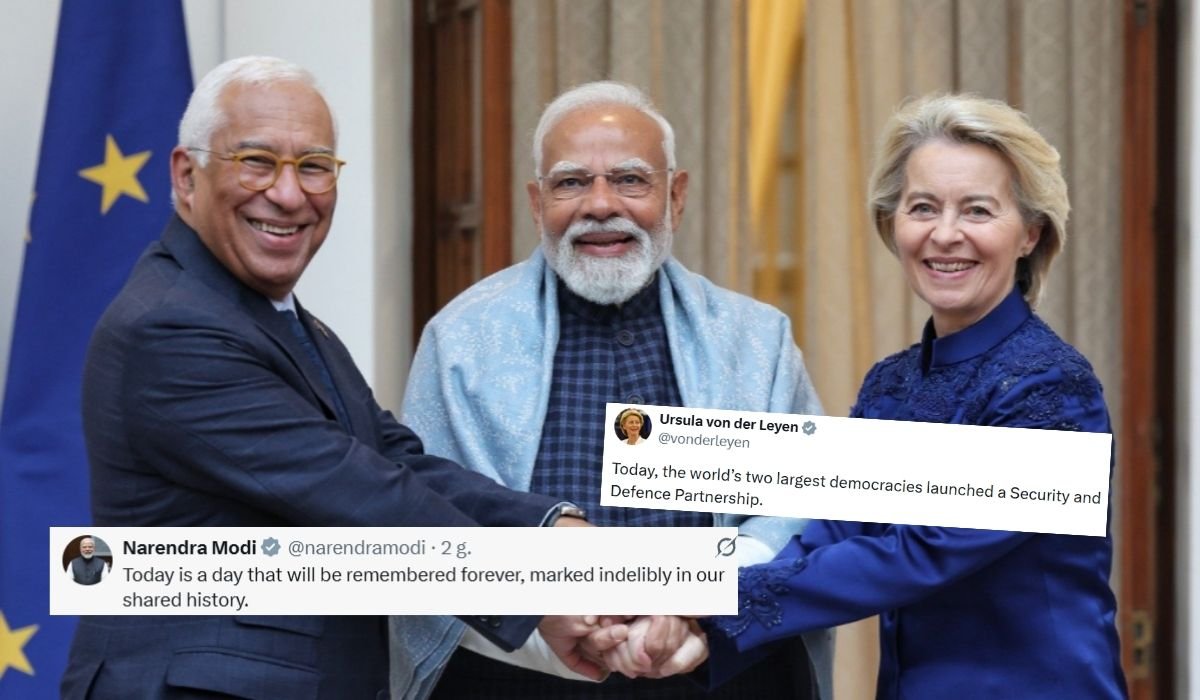 Fot. X @narendramodi, @vonderleyen