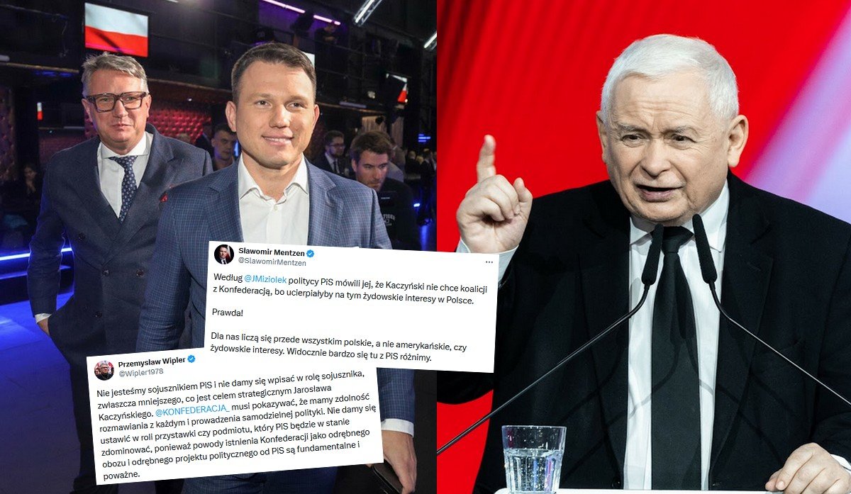 fot. East News / X @Wipler1978, @SlawomirMentzen