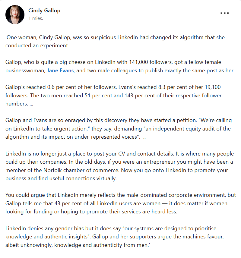 Cindy Gallop - LinkedIn