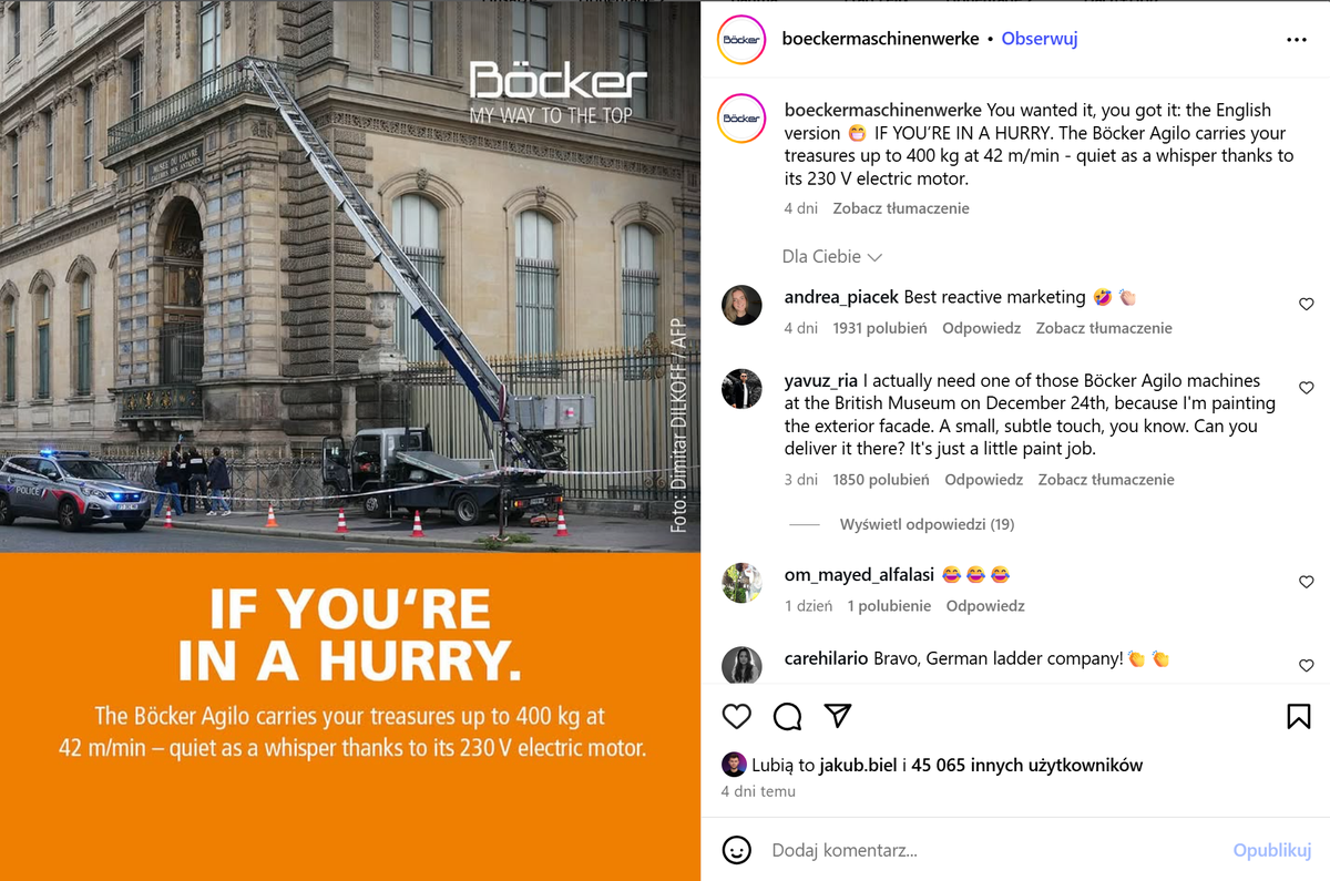 Fot.: boeckermaschinenwerke - Instagram