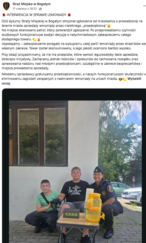 fot. Facebook @Straż Miejska w Bogatyni