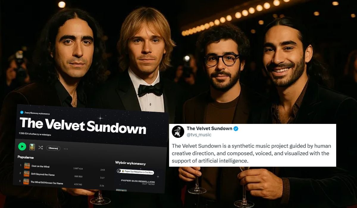 Fot. Medium: Andrew Frelon / Spotify: The Velvet Sundown / X: @tvs_music