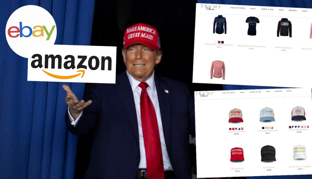 fot. East News / eBay / Amazon / Trump Store